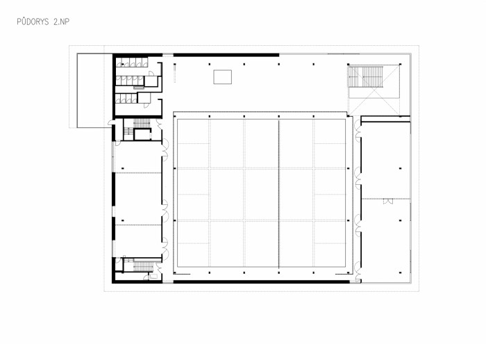 Půdorys 2NP