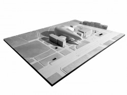 Koncertní síň v Ostravě od studií Steven Holl Architects + Architecture Acts, model návrhu.