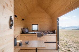 Mobilní domek Mobile Hut, ARTIKUL architekti.