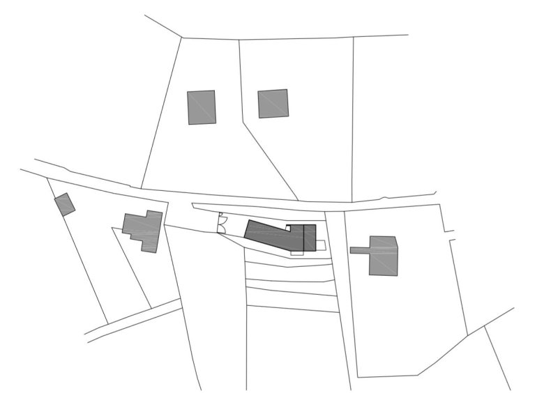 Dům pod hradem, situace, MODULORA