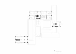 Jacoby Studios Headquarters, půdorys 2NP, David Chipperfield Architects