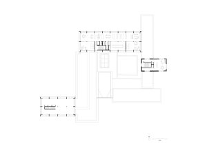 Jacoby Studios Headquarters, půdorys 2NP, David Chipperfield Architects