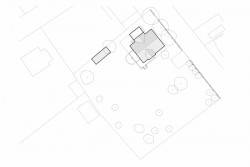 Vila s fontánou, Mjölk architekti, situace