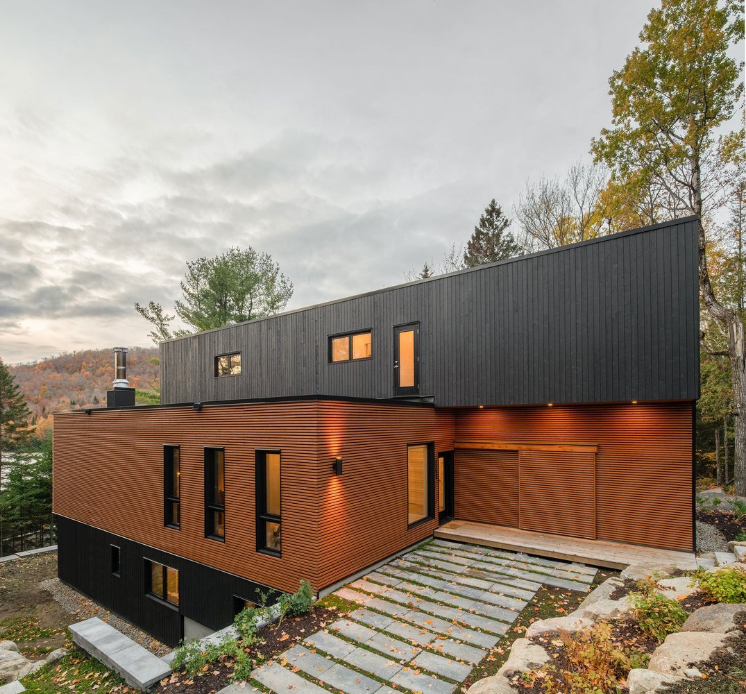 Víkendový dům z prefabrikovaných modulů, Figurr Architects Colective