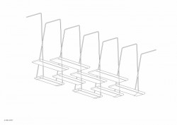 Nový wine bar Reisten v Pavlově od studia ORA, polička