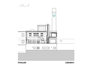 Bývalá Výrobna uzenin v Nuslích, Atelier Hoffman, pohled