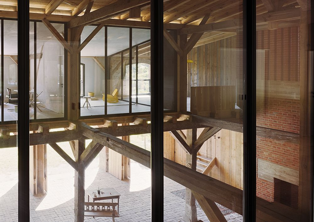 Thomas Kröger Architekten, rekonstrukce stodoly ve Fergitz, foto