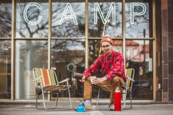 Camping s Ondřejem Cihlářem.