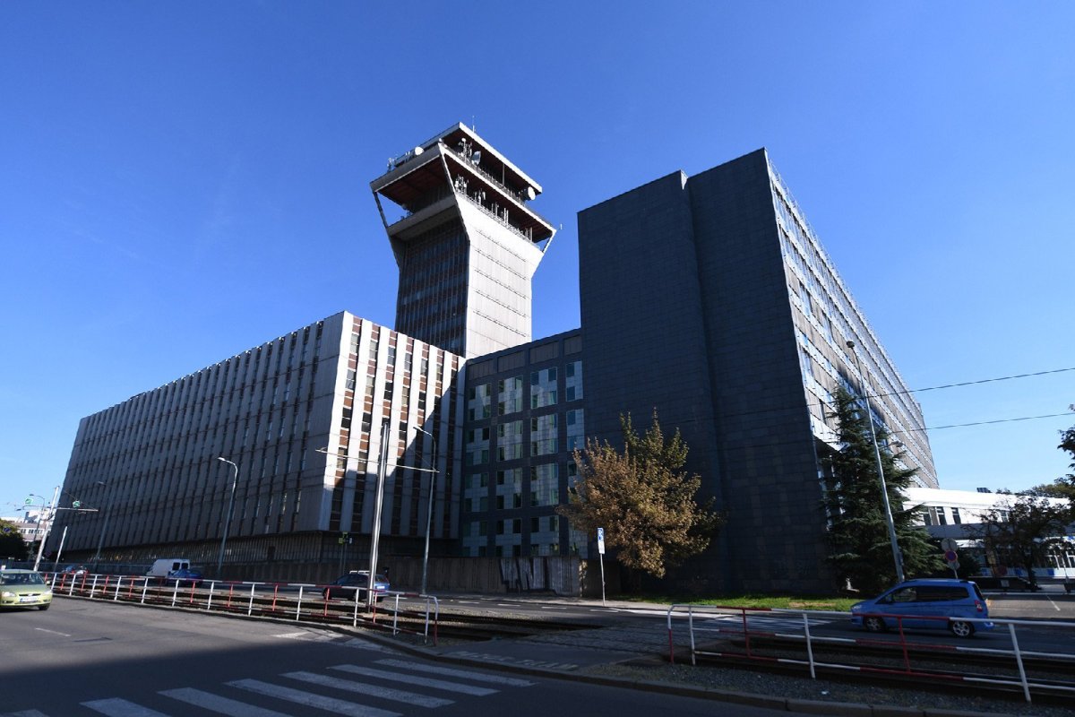 Současný stav - bývalá centrála Telecomu