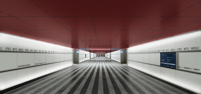 Podchody na hlavním nádraží v Praze od bod architekti