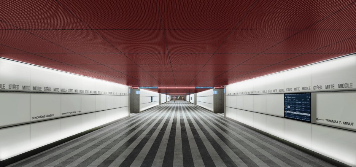 Podchody na hlavním nádraží v Praze od bod architekti