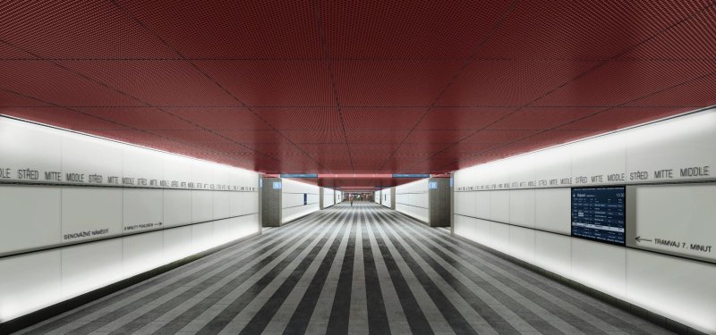 Podchody na hlavním nádraží v Praze od bod architekti