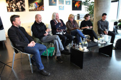 Diskuze nad Olověným Dušanem, NTK Praha, foto