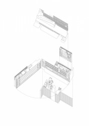 Emilio Tuñón Architects, Mansilla + Tuñón Arquitectos, Královské umělecké sbírky, axonometrie