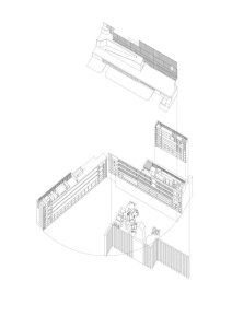 Emilio Tuñón Architects, Mansilla + Tuñón Arquitectos, Královské umělecké sbírky, axonometrie