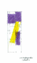 KIENTRUC O, Chuon Chuon Kim Kindergarten, koncepční skica - foto