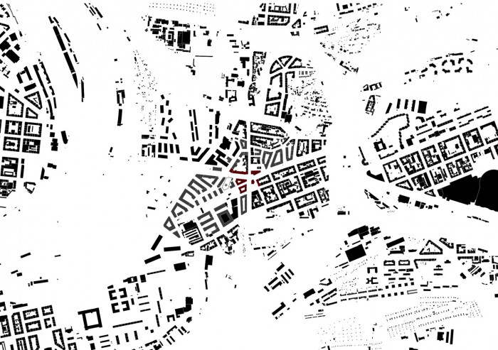 Palmovka, schwarzplan, Ondřej Blaha