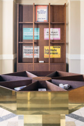 Interiéry předsálí České filharmonie v Rudolfinu, Lenka Míková architekti / Lenka Míková