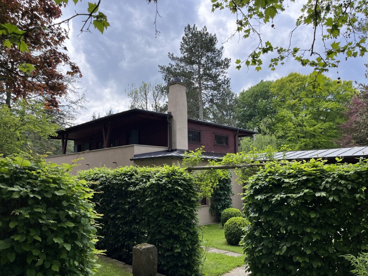 Jaroslav Fragner - Vila továrníka Orlického (Orvila), 1938 - 1940. Pohled z ulice Frágnerova