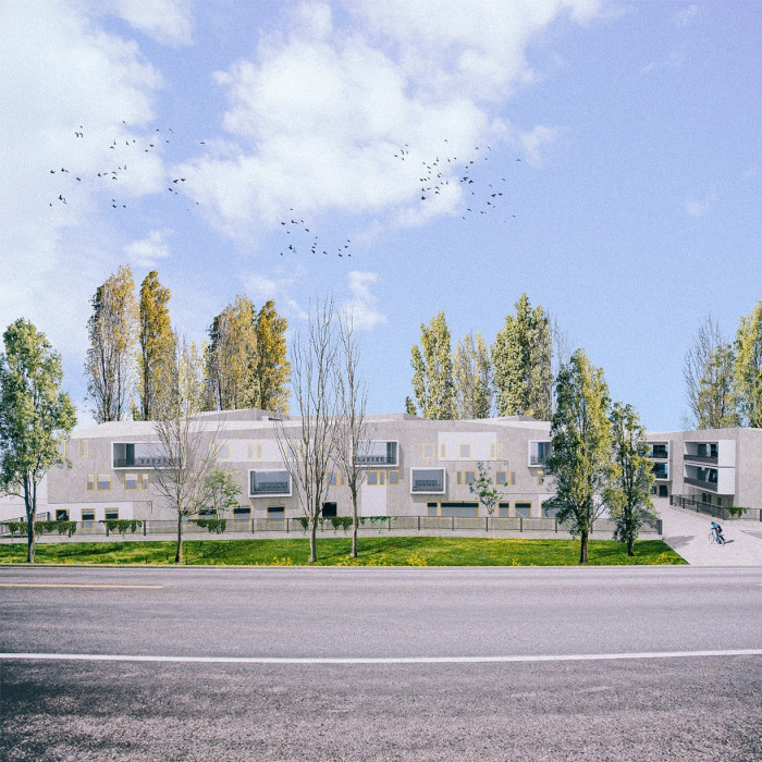 Studie bytových domů Sokolov, vizualizace, Petr Tuček, object-e