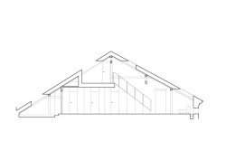 Řez (Podkrovní byt na Arbesově náměstí od Formafatal)