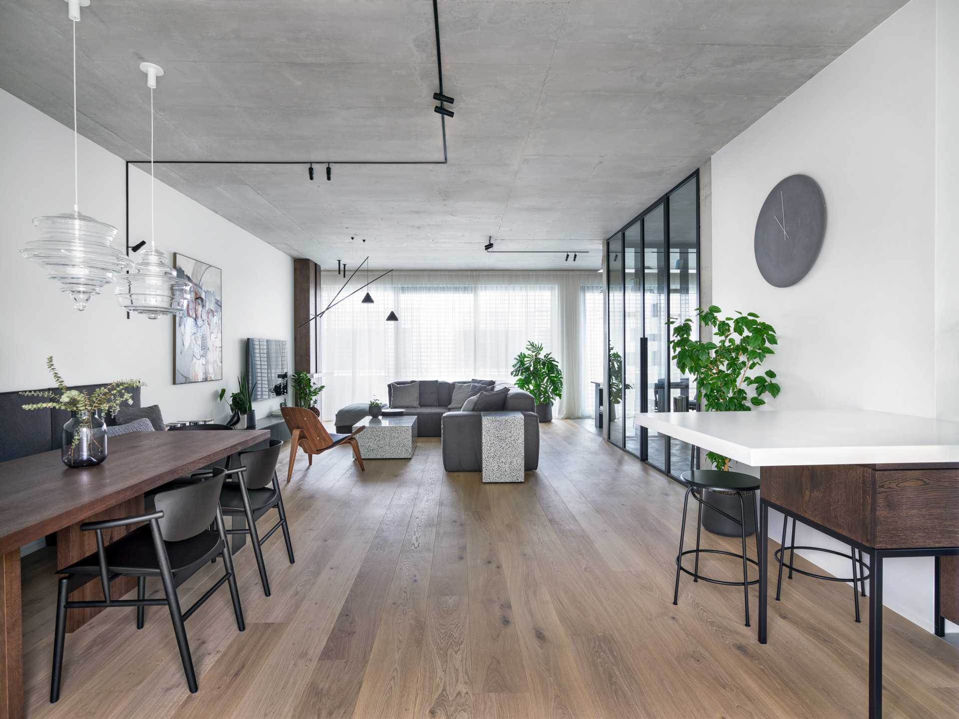 Interiér domu v pražských Malešicích od architektů z SMLXL