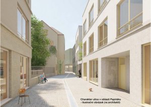 Město Liberec nyní vyhlašuje architektonickou soutěž na Papírové náměstí - Charakter ulice - ilustrační obrázek od re architekti