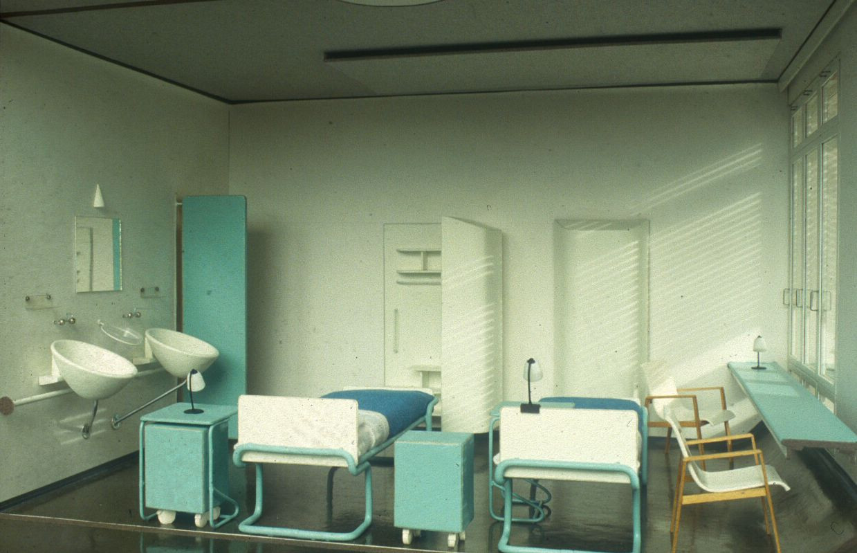 Interiér sanatoria Paimio