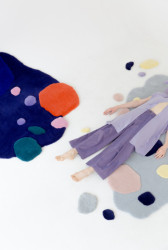 Vlněné koberce a tapisérie pro značku Masopust, Anna Štajglová.