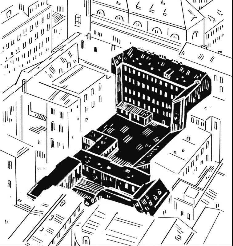 Ilustrace Alexeye Klyuykova pro Kampus Hybernská