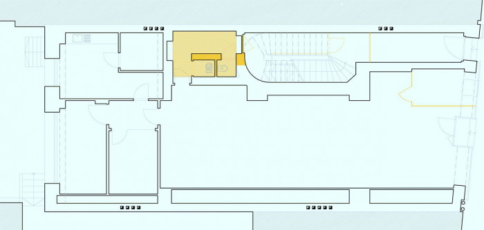 PLATFORMA ARCHITEKTI, Dům s loftem, 1. NP, původní stav - foto