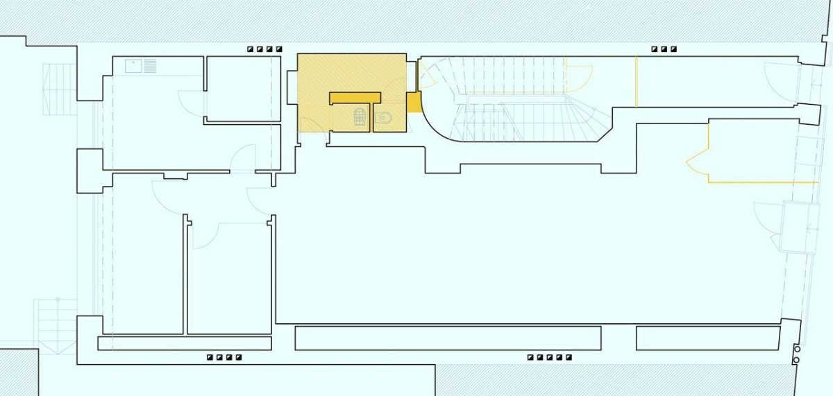 PLATFORMA ARCHITEKTI, Dům s loftem, 1. NP, původní stav - foto