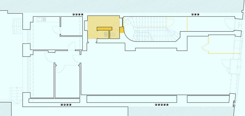 PLATFORMA ARCHITEKTI, Dům s loftem, 1. NP, původní stav - foto