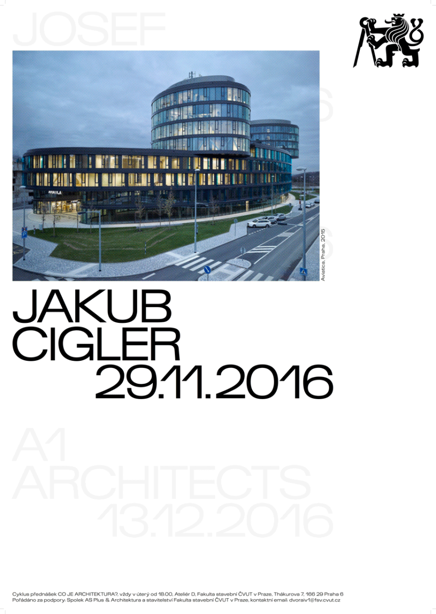 Přednáškový cyklus „Co je architektura?“ / Jakub Cigler (Jakub Cigler Architekti) – foto