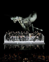 Scénografie k opeře Il Diluvio Universale v divadle v Bergamu