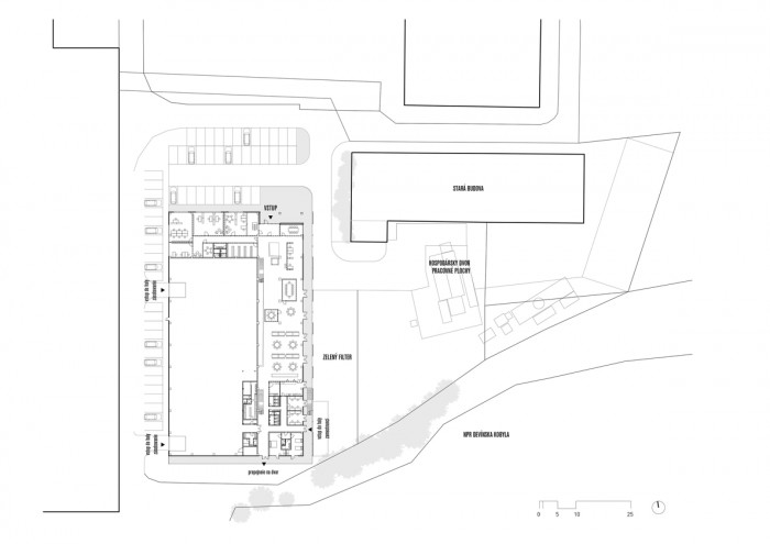 Administrativní budova GA DRILLING, situace, Roman Zitnansky architecture, GutGut
