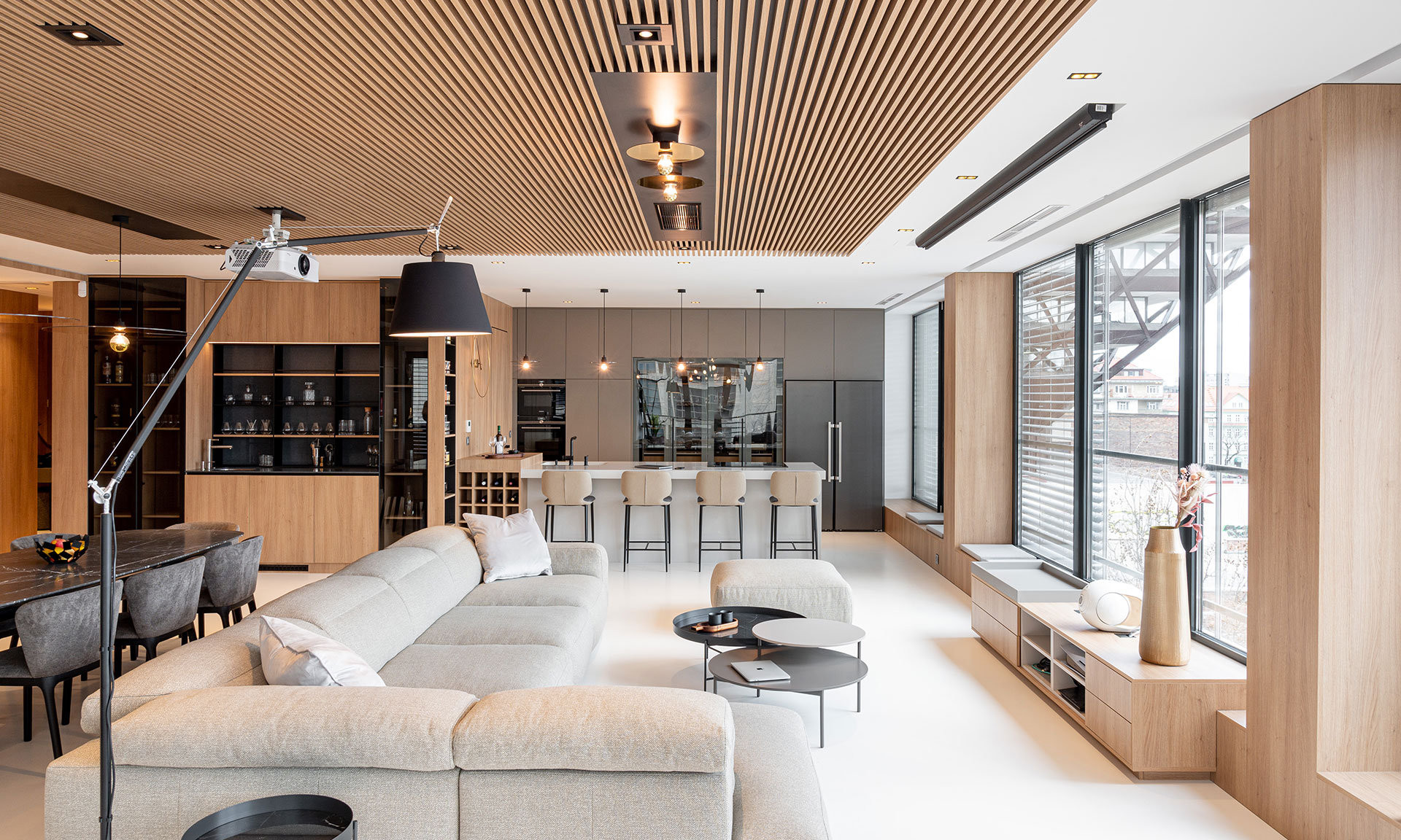 Byt vzniklý propojením dvou samostatných jednotek od SALPIETRA & GAJDOS architects 