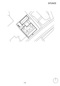 Chata Hradečanka, situace, OK PLAN ARCHITECTS