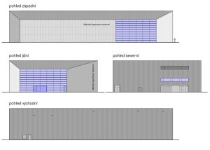 Národní sportovní centrum v Prostějově, pohledy, atelier-r
