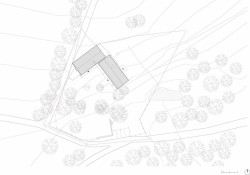 Lenka Míková, rekonstrukce usedlosti v Jižních Čechách, situace