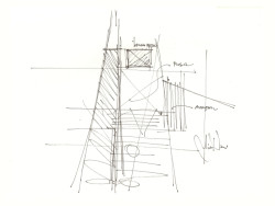 Skica (Interaktivním centru pohádek a animace OKO v Bílsko-Bělé v Polsku, Nizio Design International)