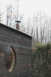 Sauna od Šimona Semeráka (studio TAMTI architekti)