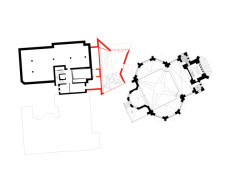 Obnova Červeného kostela, atelier-r: Půdorys 2 NP