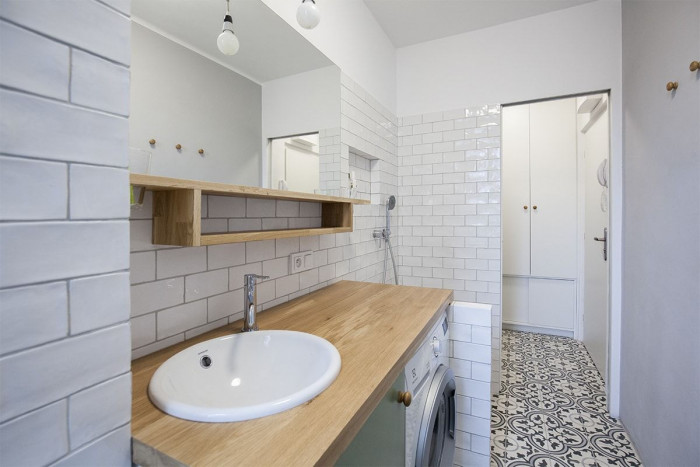 Rekonstrukce bytu v Dejvicích, koupelna