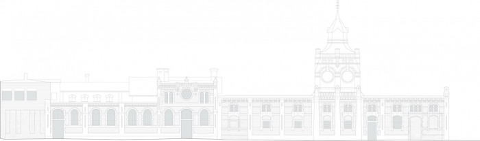 Projekt na obnovu bývalých jatek pro PLATO, půdorys