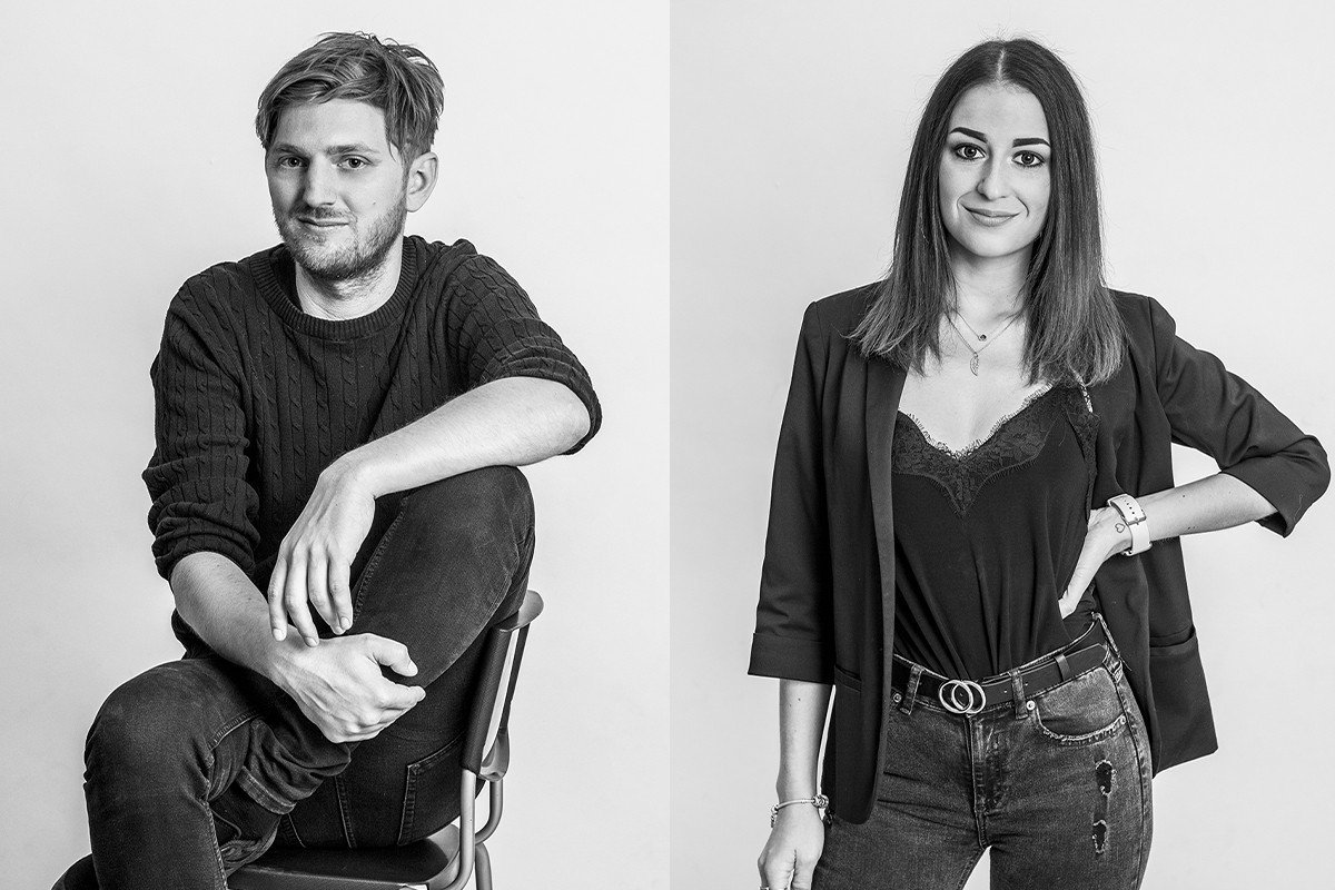 Autoři Ilona Chalupecká a Tomáš Trykar ze studia Trifor