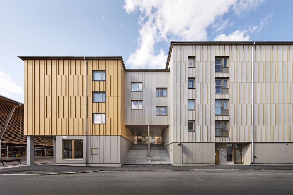 Bytový dům Frigg ve městě Skellefteå na severovýchodě Švédska