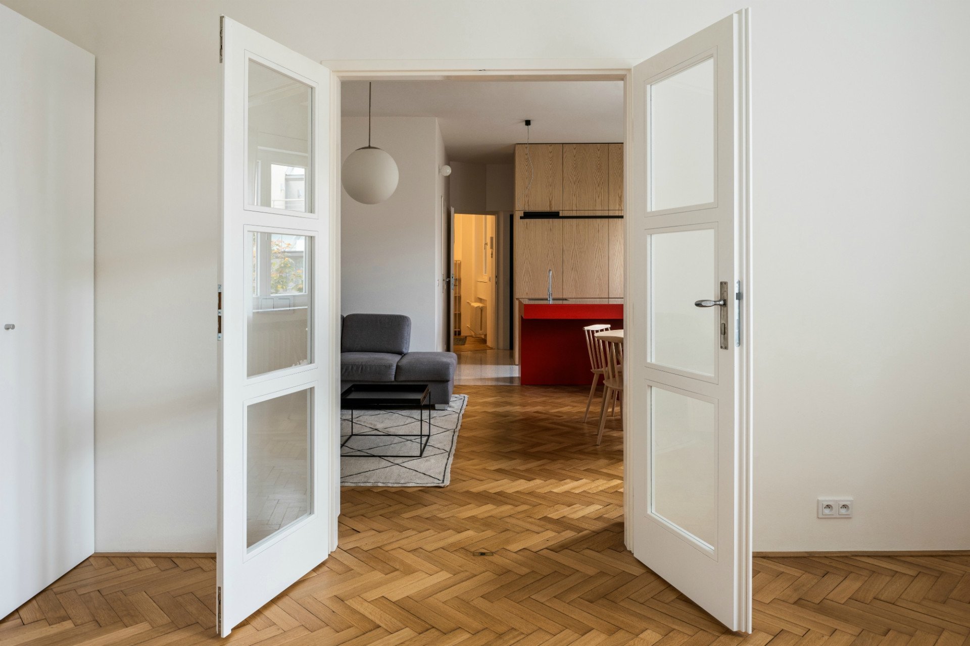 Byt H, Grau Architekti/ Andrej Olah, Filip Marčák, Matej Kurajda, Jana Filípková © Nora and Jakub Čaprnka