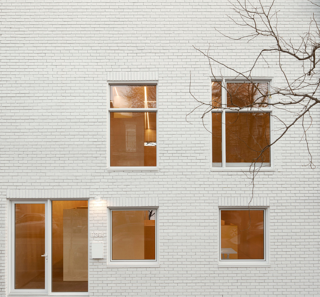 Rekonstrukce domku od Jean Verville architecte v kanadském Montrealu