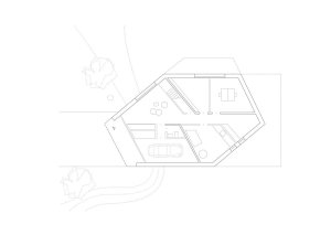 Rodinný dům E20, půdorys 1.PP, Steimle Architekten BDA